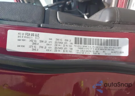 2017 Jeep Grand Cherokee Summit 4X4 from USA, damaged, VIN 1C4RJFJG0HC901429